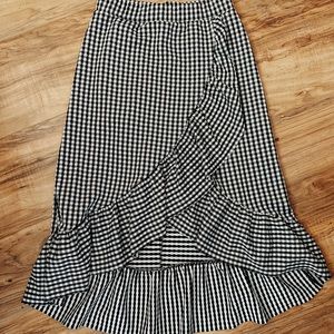 Hi-Low Wrap Skirt